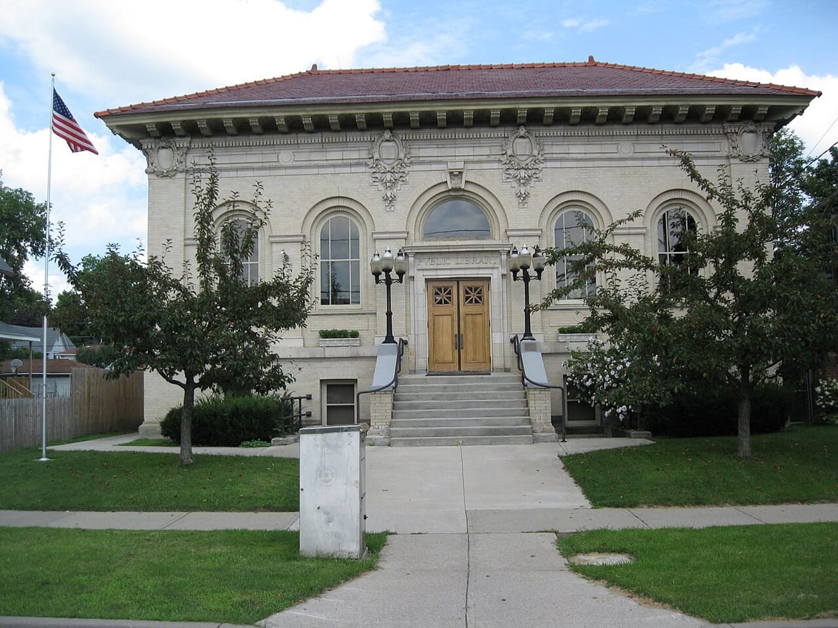 A photo of the Hornell Public Libary